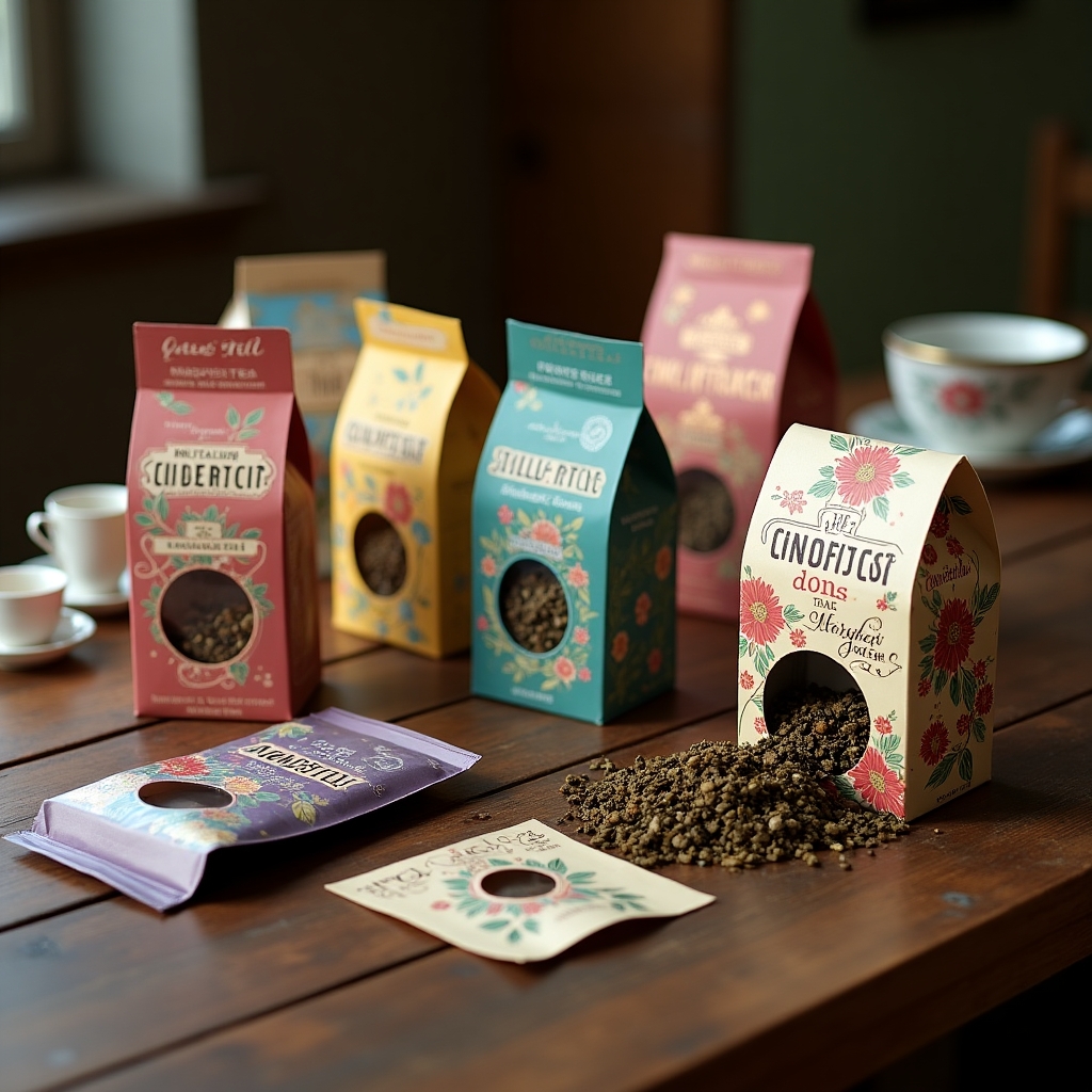عبوات الشاي تحمي النكهة والعلامة التجارية
