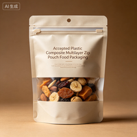 Emballage alimentaire multicouche composite en plastique avec pochette zipp&eacute;e - Maixin Packaging